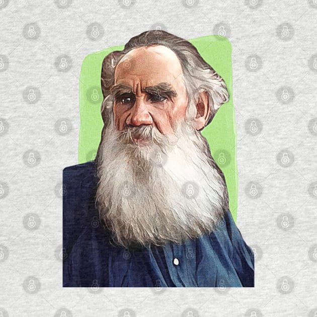 Russian Writer Leo Tolstoy illustration by Litstoy 